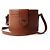 Céline Borsa a tracolla Triomphe in pelle di vitello naturale Tambour Medium Rosso