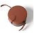 Céline Borsa a tracolla Triomphe in pelle di vitello naturale Tambour Medium Rosso - vista 4