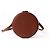 Céline Borsa a tracolla Triomphe in pelle di vitello naturale Tambour Medium Rosso - vista 6