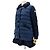 Chaqueta larga reversible de plumón para mujer Moncler Negro