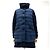 Chaqueta larga reversible de plumón para mujer Moncler Negro - vista 2