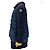 Chaqueta larga reversible de plumón para mujer Moncler Negro - vista 5
