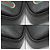 Gucci Borsa a tracolla messenger in pelle nera con stampa logo Nero - vista 12