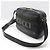 Gucci Borsa a tracolla messenger in pelle nera con stampa logo Nero - vista 2