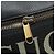 Gucci Borsa a tracolla messenger in pelle nera con stampa logo Nero - vista 9
