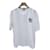 Hermès Weißes Kurzarm-T-Shirt mit Lammleder-Patch  - Ansicht 1