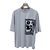 Hermès Belkirobe Patch Crewneck Baumwoll-T-Shirt Blau