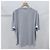 Hermès Belkirobe Patch Crewneck Baumwoll-T-Shirt Blau - Ansicht 4