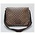 Louis Vuitton Borsa a tracolla Brooklyn MM in Damier Ebène Marrone - vista 2