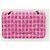 Chanel Borsa a tracolla con catena media classica in tweed rosa e argento - vista 6