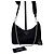 Prada Borsa Hobo Multi Tessuto in Nylon Crossbody Nero