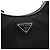 Prada Borsa Hobo Multi Tessuto in Nylon Crossbody Nero - vista 6
