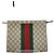 Gucci GG Supreme Canvas Web Strap Clutch Bag Mehrfarben