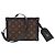 Louis Vuitton Clutch e borsa messenger Monogram Macassar Marrone