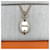 Hermès Collier Chandel Mini Maillon Rose Gold/Cream Blanc  - vue 3