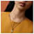 Hermès Collier Chandel Mini Maillon Rose Gold/Cream Blanc  - vue 9