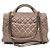 Chanel Vintage Castle Lock Handtasche mit Kette und Tragegriff Braun - Ansicht 3
