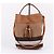 Burberry Borsa a mano e a spalla Ashby con nappa marrone - vista 2