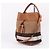 Burberry Borsa a mano e a spalla Ashby con nappa marrone - vista 4