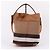 Burberry Borsa a mano e a spalla Ashby con nappa marrone - vista 5