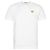 Comme Des Garcons Weißes T-Shirt mit goldenem Herz-Patch Silber