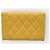 Chanel Gelber Boy Flap Lammfell-Geldbeutel, Serie - Ansicht 5