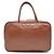 Miu Miu Borsa Bowling con logo in rilievo Marrone