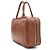 Miu Miu Borsa Bowling con logo in rilievo Marrone - vista 2
