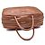 Miu Miu Borsa Bowling con logo in rilievo Marrone - vista 6