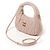 Miu Miu Borsa Hobo in pelle Napa Rosa - vista 5