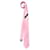 Dior Seidenjacquard-Krawatte Rosa Anthrazit Grau Weiß Braun