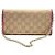 Gucci Cartera larga GG Chain Castaño - vista 3