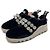 Miu Miu Sneakers in velluto crystal Blu - vista 2