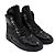 Chanel Baskets montantes en agneau verni - vue 3