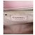 Chanel Bolsa de alça superior com aba acolchoada em pele de cordeiro rosa - vista 12