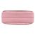 Chanel Bolsa de alça superior com aba acolchoada em pele de cordeiro rosa - vista 4