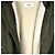 Céline Cappotto militare con cappuccio in shearling con logo D'oro - vista 3