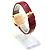 Rolex Orologio Cellini Cellini da uomo in pelle Oro Borgogna Rosso Ombré Manuale - vista 4