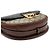 Gucci Borsa a tracolla mezzaluna Supreme Padlock Small Multicolore - vista 7