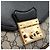Gucci Borsa a tracolla mezzaluna Supreme Padlock Small Multicolore - vista 8