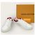 Louis Vuitton Rote Luxembourg Leder-Sneaker mit LV-Logo - Ansicht 8