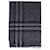 Burberry Check Kaschmir Schal mit Fransen Schwarz - Ansicht 3