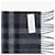 Burberry Check Kaschmir Schal mit Fransen Schwarz - Ansicht 7