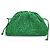 Bottega Veneta Mini Pouch in Pelle e Bouclé - Borsa a Tracolla Verde - vista 3