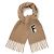 Salvatore Ferragamo Sciarpa in lana di alpaca con logo jacquard e frange