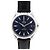 Omega Orologio automatico da uomo Seamaster Aqua Terra con quadrante blu e cinturino in pelle