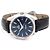 Omega Orologio automatico da uomo Seamaster Aqua Terra con quadrante blu e cinturino in pelle - vista 2