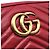 Gucci Borsa a tracolla Marmont Matelassé Rosso - vista 8