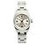 Rolex Oyster Perpetual Pink Index Damenuhr aus Stahl