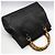 Gucci Borsa Tote Diana in pelle nera con manico in bambù Nero - vista 3